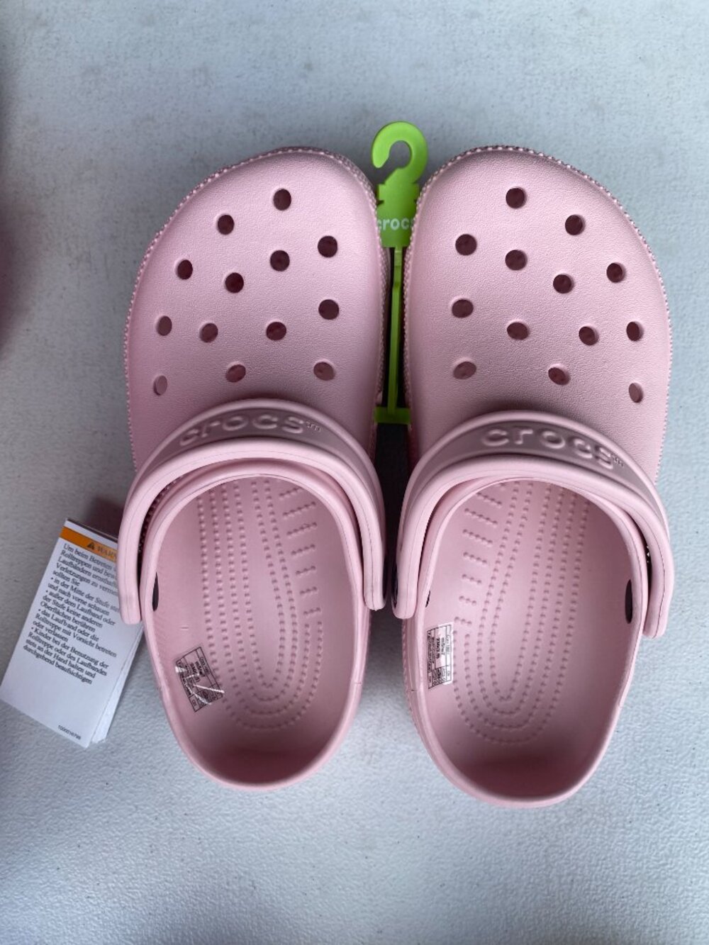 Crocs Classic Clog Unisex Slip On Women Shoe Water Friendly Sandals- Pink - Picture 5 of 7